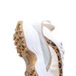 Tênis Skeaker Feminino Casual onça couro legítimo
