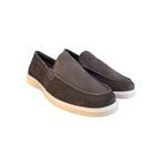 Loafer Masculino Couro Legítimo Minimalista Caribe Grafite Rota Shoes