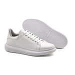 Sneaker Masculino Couro Legítimo Branco Mcqueen