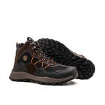 Coturno Masculino Adventure Plus Trilha Couro Legítimo Café e Preto