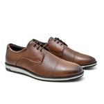 Sapato Oxford Clássico Masculino Couro Legítimo Castor