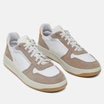 Sapato Feminino Casual cano baixo couro legítimo branco bege laranja