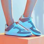 Sapato Feminino Casual cano médio couro legítimo street cinza