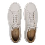 Sapatênis Masculino Couro Legítimo Genebra Off White