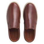 Sapato Casual Mule Masculino em Couro Legítimo Telha