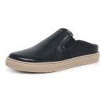 Sapato Casual Mule Masculino em Couro Legítimo Preto