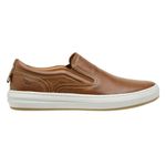 Sapato Casual Slip On Thrones Masculino em Couro Legítimo castor