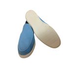 Loafer Masculino Couro Legítimo Minimalista Caribe Azul Céu Rota Shoes