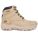 Bota Masculina Adventure Off White Durable Couro Legítimo 
