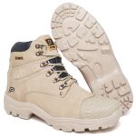 Bota Masculina Adventure Off White Durable Couro Legítimo 