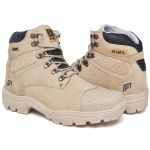 Bota Masculina Adventure Off White Durable Couro Legítimo 