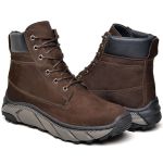 Bota Masculina Adventure Militar Robust Couro Legítimo Café