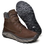 Bota Masculina Adventure Militar Robust Couro Legítimo Café