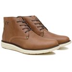 Bota Masculina Em Couro Legítimo Gx Canela Caramelo