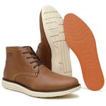Bota Masculina Em Couro Legítimo Gx Canela Caramelo
