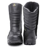Bota Masculina Adventure Militar Dakkar Couro Legítimo Preto 