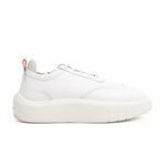 Tênis Masculino Casual Couro Legítimo Hong Kong White