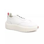 Tênis Masculino Casual Couro Legítimo Hong Kong White