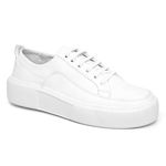 Sapato Masculino Casual Couro Legítimo Everest Branco 2811