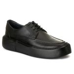 Sapato Masculino Couro Legítimo Sola Alta 6cm Everest AllBlack