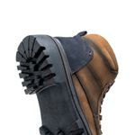  Coturno Masculino Couro Legítimo Marrom Terra Azul Marinho 
