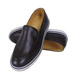 Sapato Masculino Esporte Fino Couro Legítimo Loafer Milão Coffe