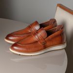 Sapato Masculino Loafer Esporte Fino Eccelenza em Couro Nobre Caramelo 