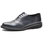 Sapato Masculino Oxford Brogue Wing Black