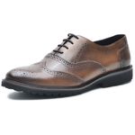 Sapato Masculino Oxford Brogue Wing Castor