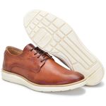 Sapato Masculino Esporte Fino Couro Legítimo Derby Castor