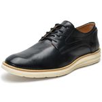 Sapato Masculino Esporte Fino Couro Legítimo Derby Preto