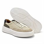 Tênis Sneaker Masculino Casual Couro Legítimo Raphaello Footwear Aeris Limestone