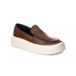 Sapato Masculino Couro Legítimo Sola Alta 6cm Everest Mouro 2804
