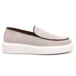 Sapato Masculino Couro Legítimo Sola Alta Vancouver Areia