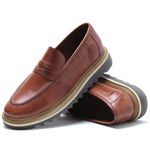 Sapato Masculino Loafer Catar Couro Legítimo Castor