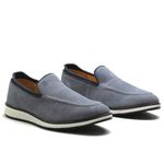 Sapato Masculino Loafer Caribe Blue Raphaello Footwear em camurça importada