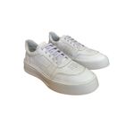 Tênis Sneaker Masculino Casual Couro Legítimo Raphaello Footwear Fly White