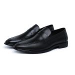 Sapato Masculino Loafer Masculino em Couro Legítimo Garth Preto Rota Shoes