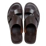 Chinelo Masculino Luxo couro legítimo havana