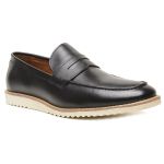 Loafer Oxford Clássico Masculino Couro Legítimo Preto Virtus