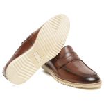 Loafer Oxford Clássico Masculino Couro Legítimo Havana Virtus 