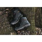 Bota Coturno Couro Legítimo Preto Masculina Adventure Trilha Moto Com C.a