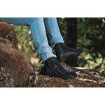 Bota Coturno Couro Legítimo Preto Masculina Adventure Trilha Motociclista