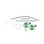 Kit Polo Antigo Dianteiro Esquerdo Para Máquina De Vidro Elétrico