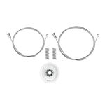 Kit Citroën C3 Hatch Portas Traseiras com 2 molas para Máquina do Vidro Elétrico