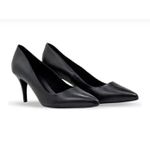 SAPATO SCARPIN COURO ATANADO PRETO