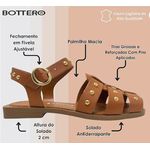 SANDALIAS RASTEIRA BOTTERO CARAMELO COMFORT REF; 336816/0001