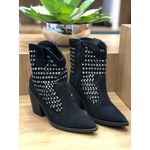 BOTA COURO NOBUCK PRETO STRAS