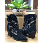 BOTA COURO NOBUCK PRETO STRAS