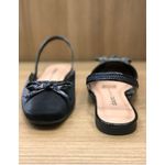 SAPATILHA FEMININO PRETO COM LAÇO